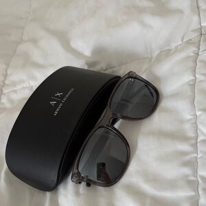 Armani Exchange Black Sunglasses with Case